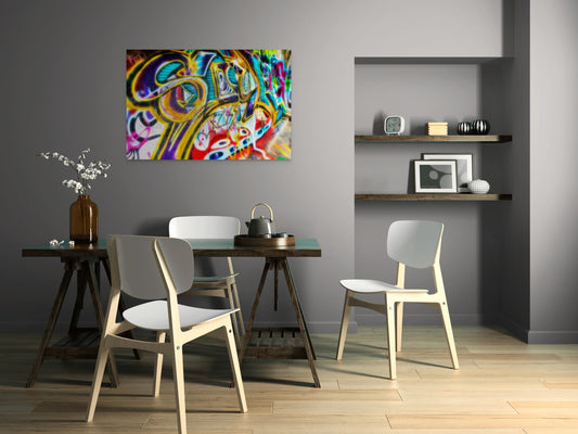 Big Sur Graffiti - Metal Print