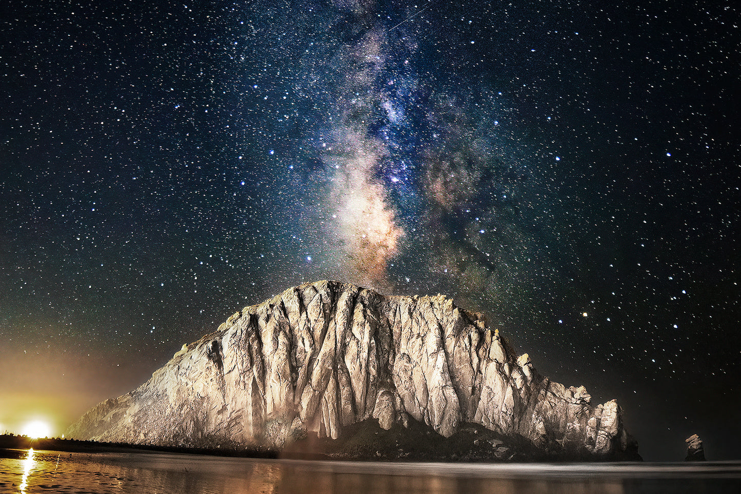 Midnight Eruption - Metal Print - Landscape Version