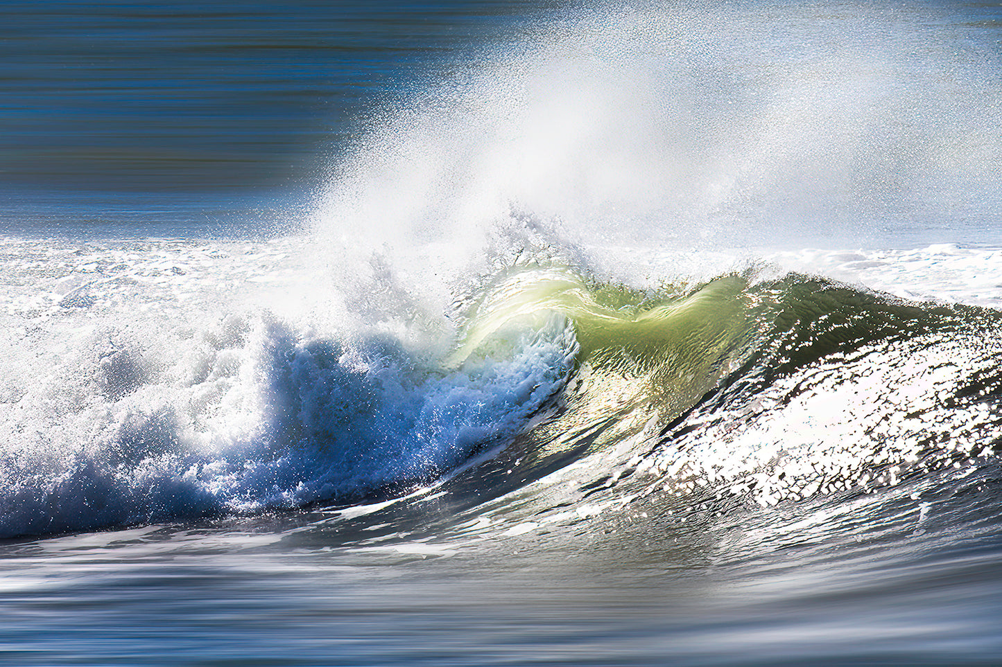 Moonstone Beach Wave #371 - Metal Print