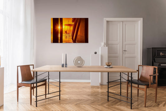 One Last Wave - Metal Print