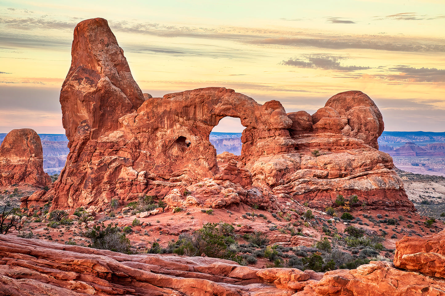 Pre-Dawn at Arches National Monument - Metal Print