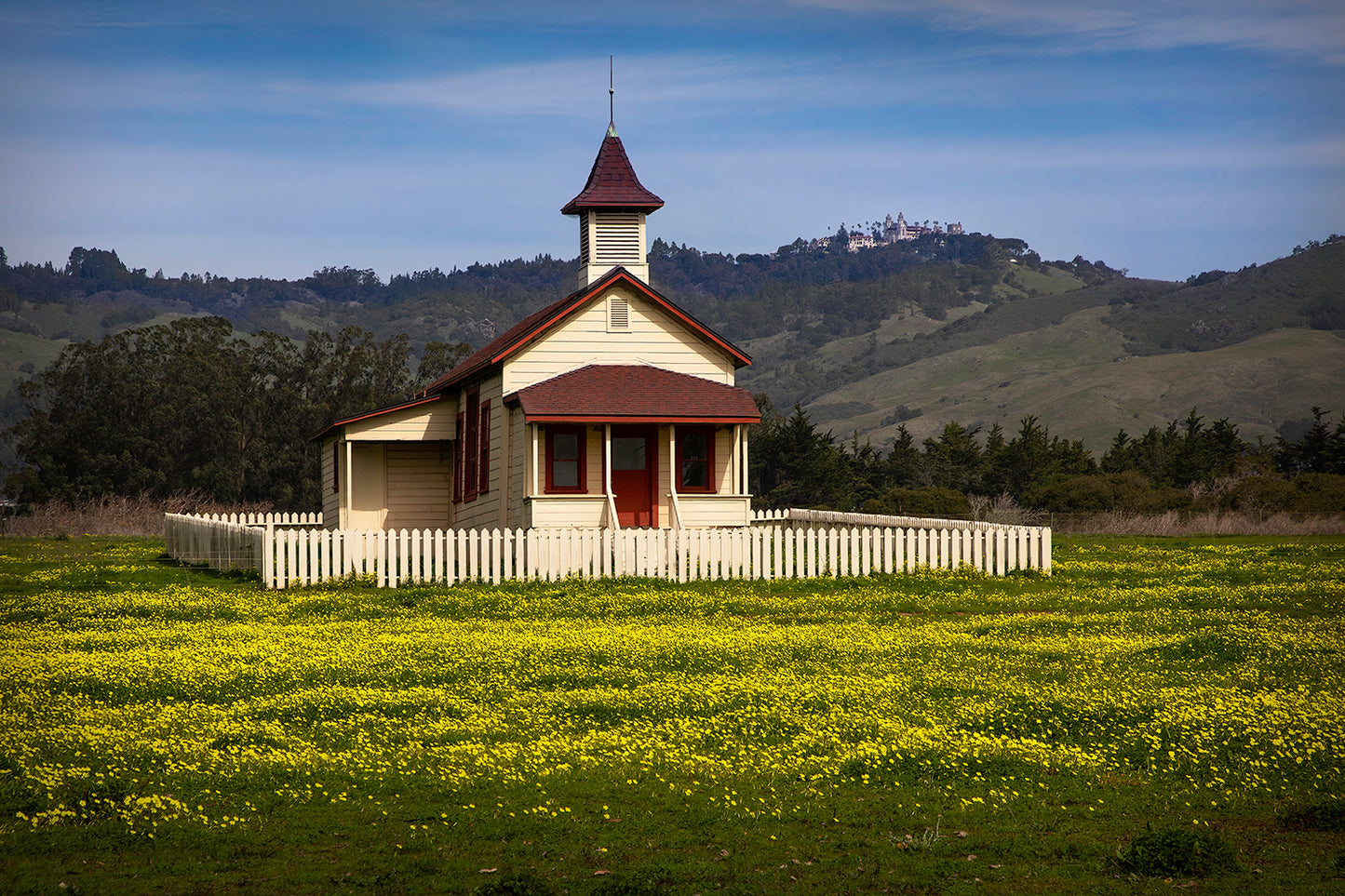 Pacific Schoolhouse - San Simeon 2025 - Metal Print