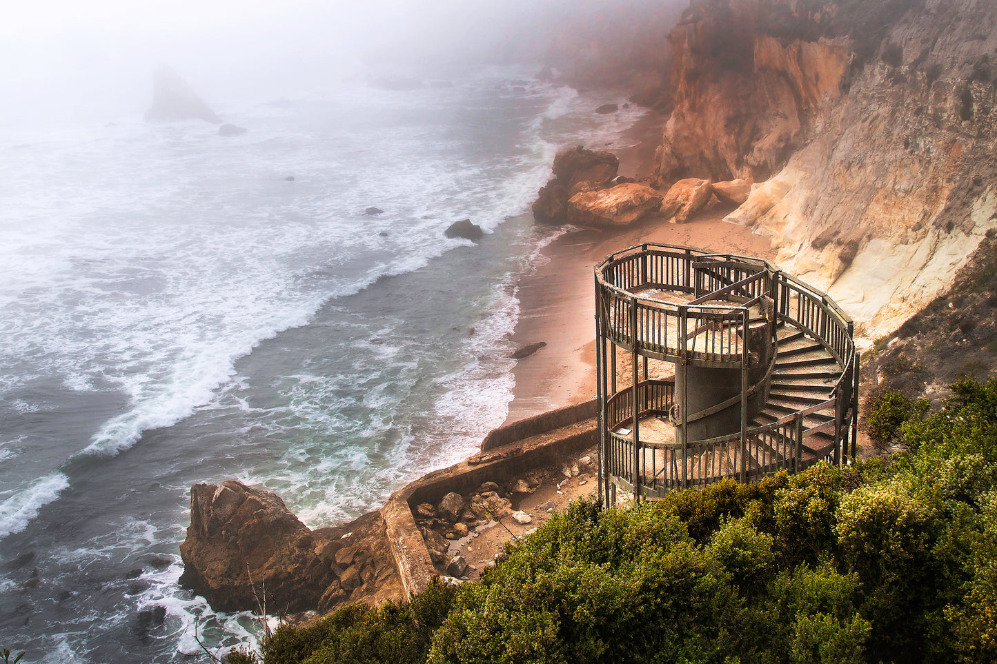Stairway to Nowhere_Original - Metal Print