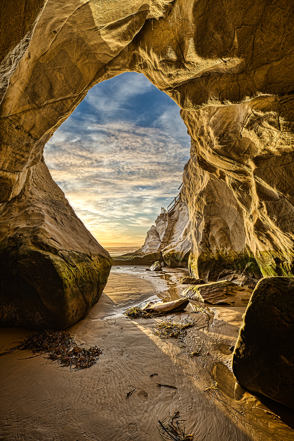 North Pismo Cave - Metal Print