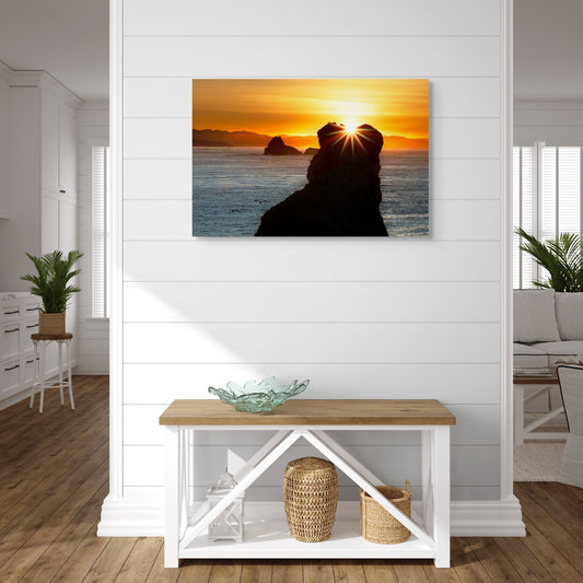 Bear Rock Sunrise - Metal Print