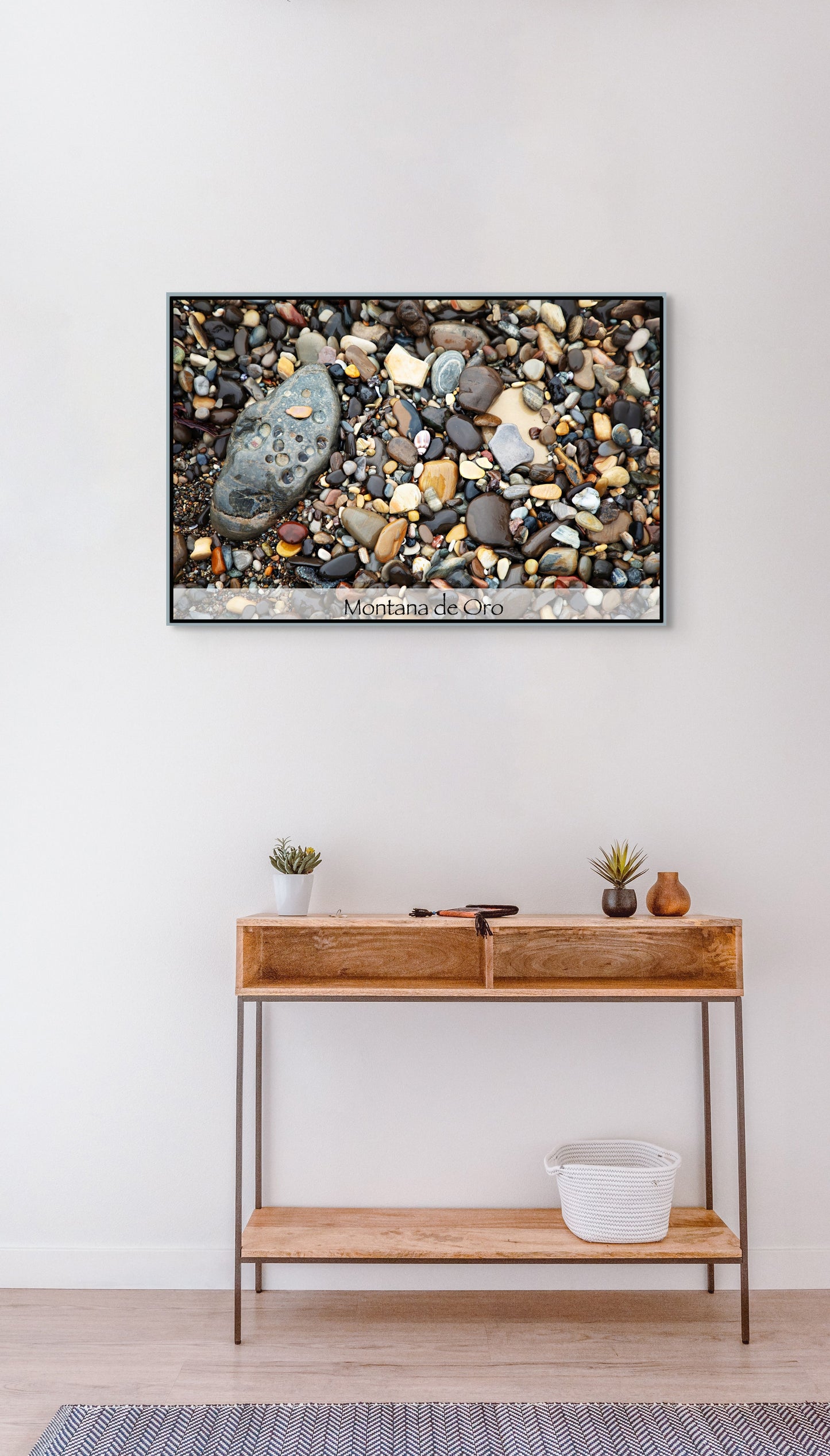 Montana de Oro Rocks - Metal Print