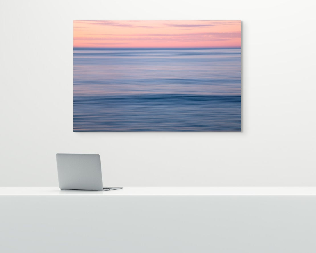 Early Shell Beach Light - Abstract - Metal Print