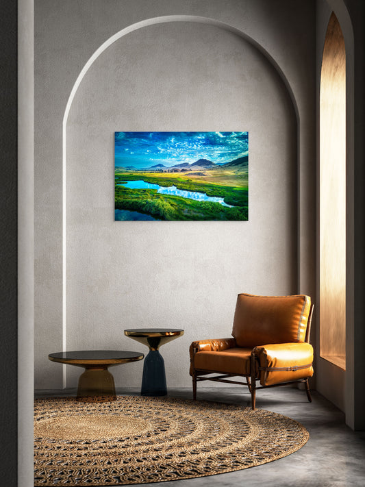 Five Sisters Peaks - Metal Print