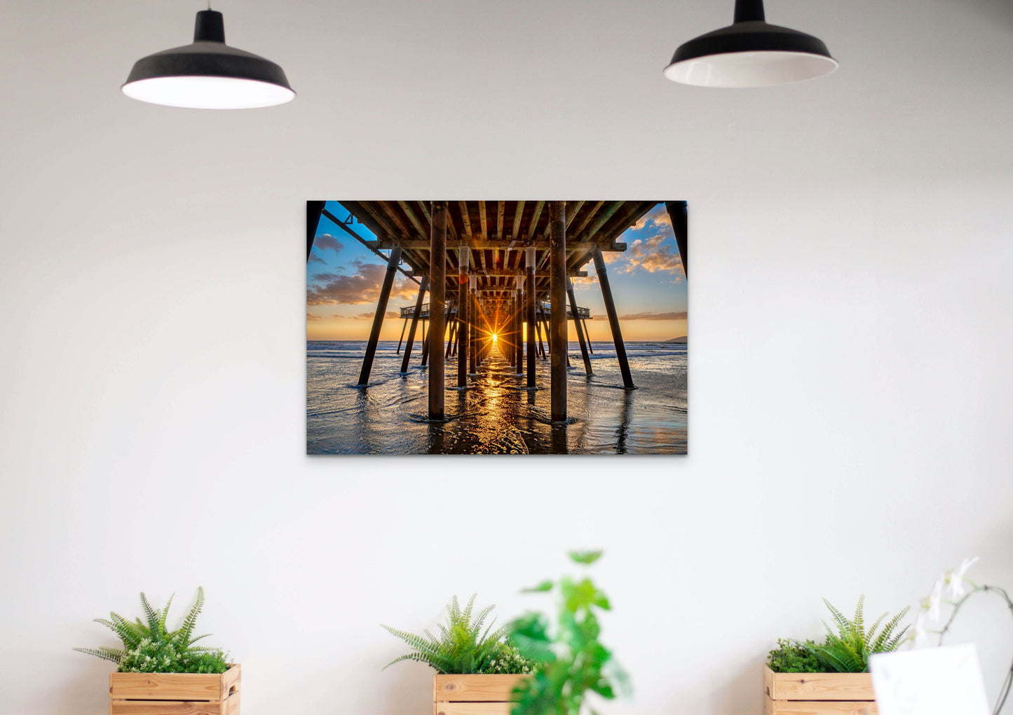 Pier Henge West - Metal Print
