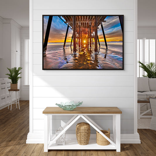 Pismo Henge - Framed Canvas