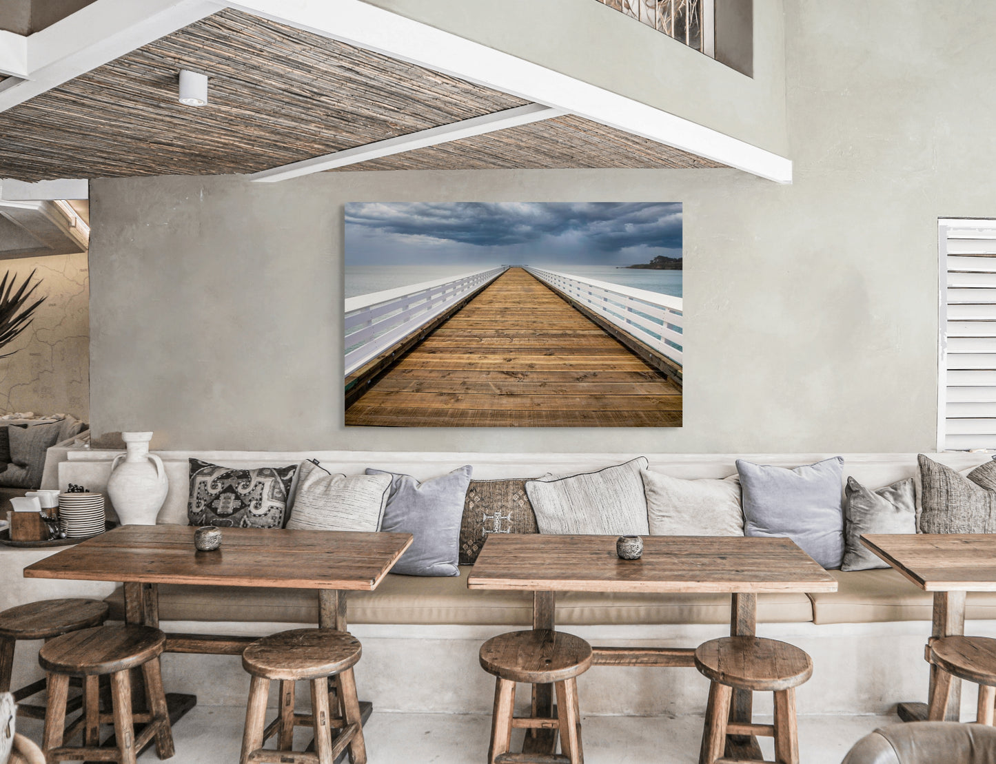 San Simeon Pier 2025 - Metal Print