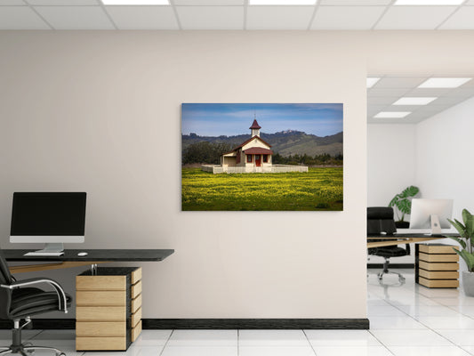 Pacific Schoolhouse - San Simeon 2025 - Metal Print