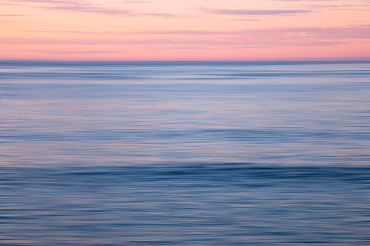 Early Shell Beach Light - Abstract - Framed Canvas