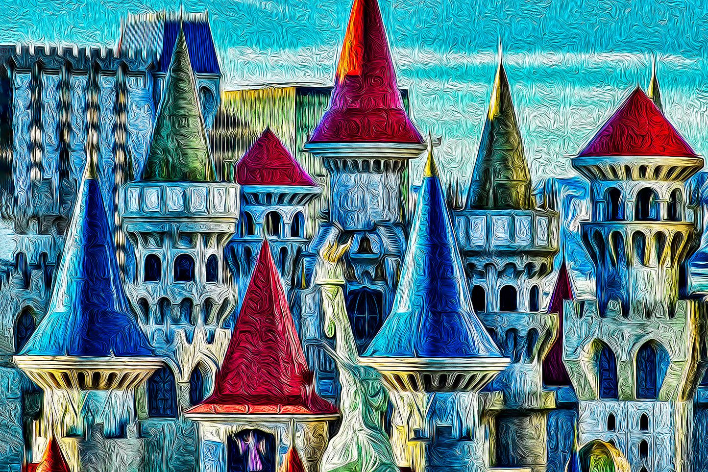 Excalibur - Framed Canvas