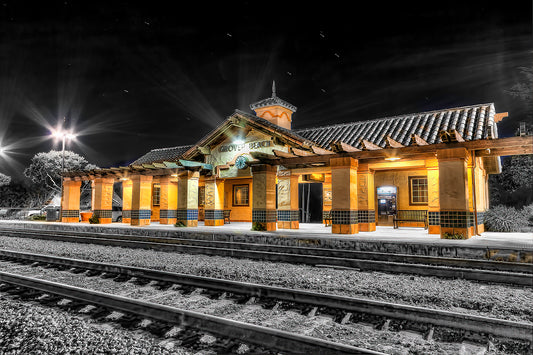 Scorpius over the Grover Train Station