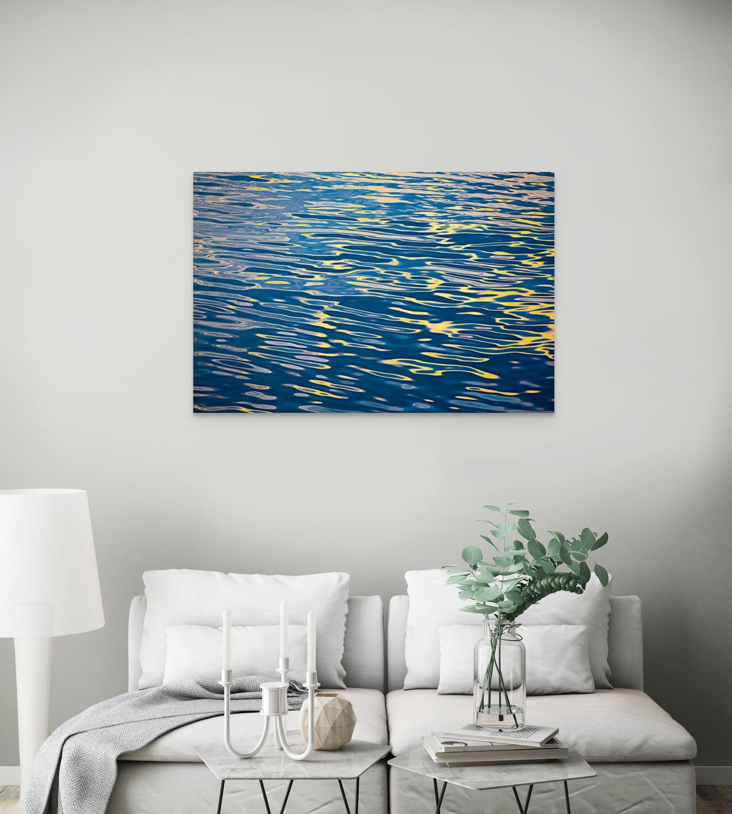 Olde Port Water Ripple - Metal Print