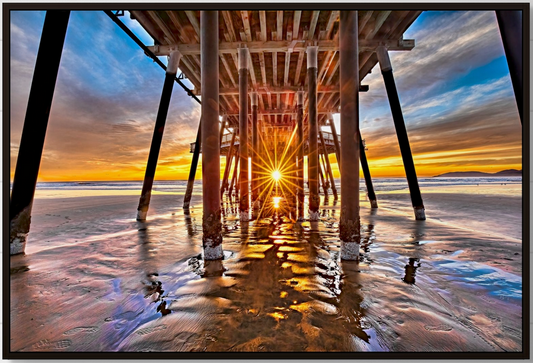 Pismo Henge - Framed Canvas