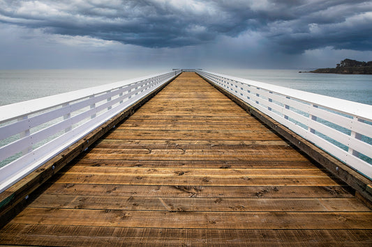 San Simeon Pier 2025 - Metal Print