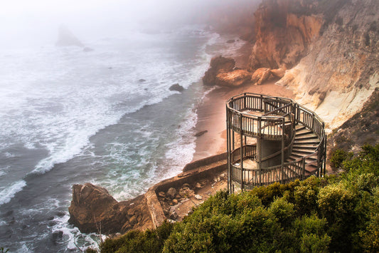 Stairway to Nowhere_Original - Metal Print