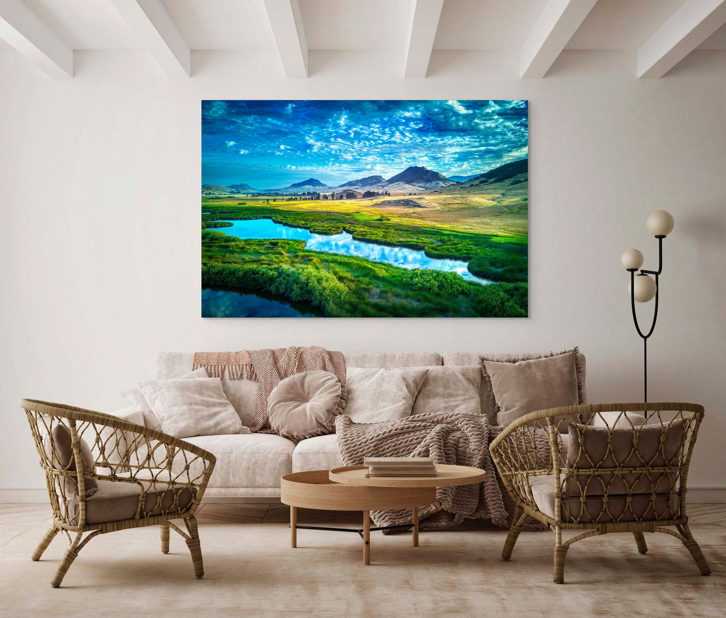 Five Sisters Peaks - Metal Print