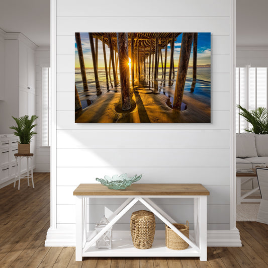 Pismo Pier Sunset 20161204_028 - Metal Print