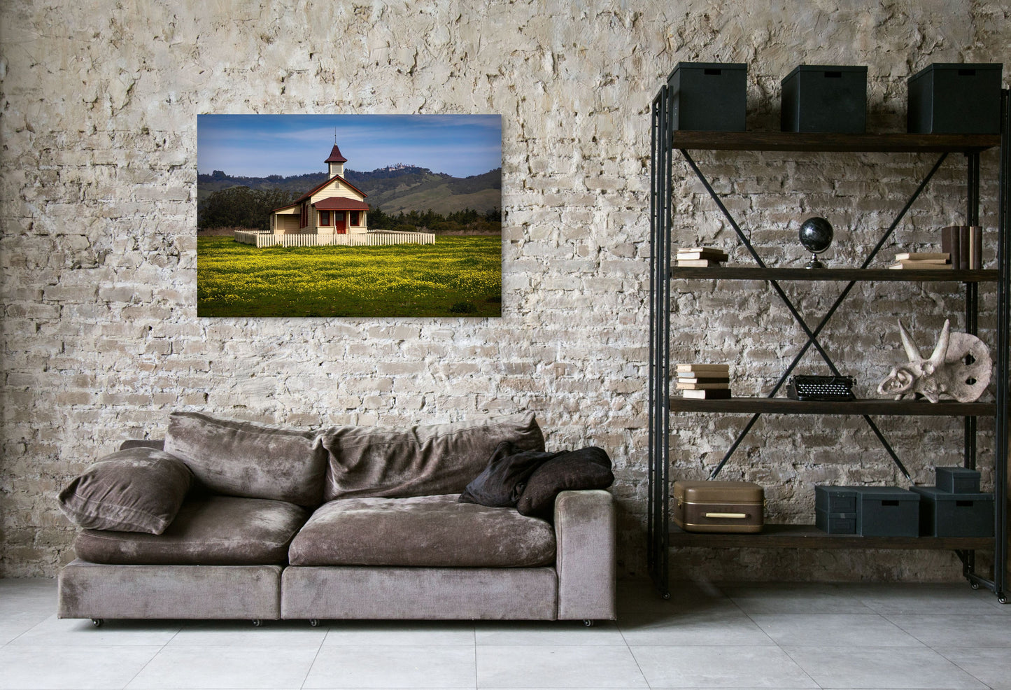 Pacific Schoolhouse - San Simeon 2025 - Metal Print