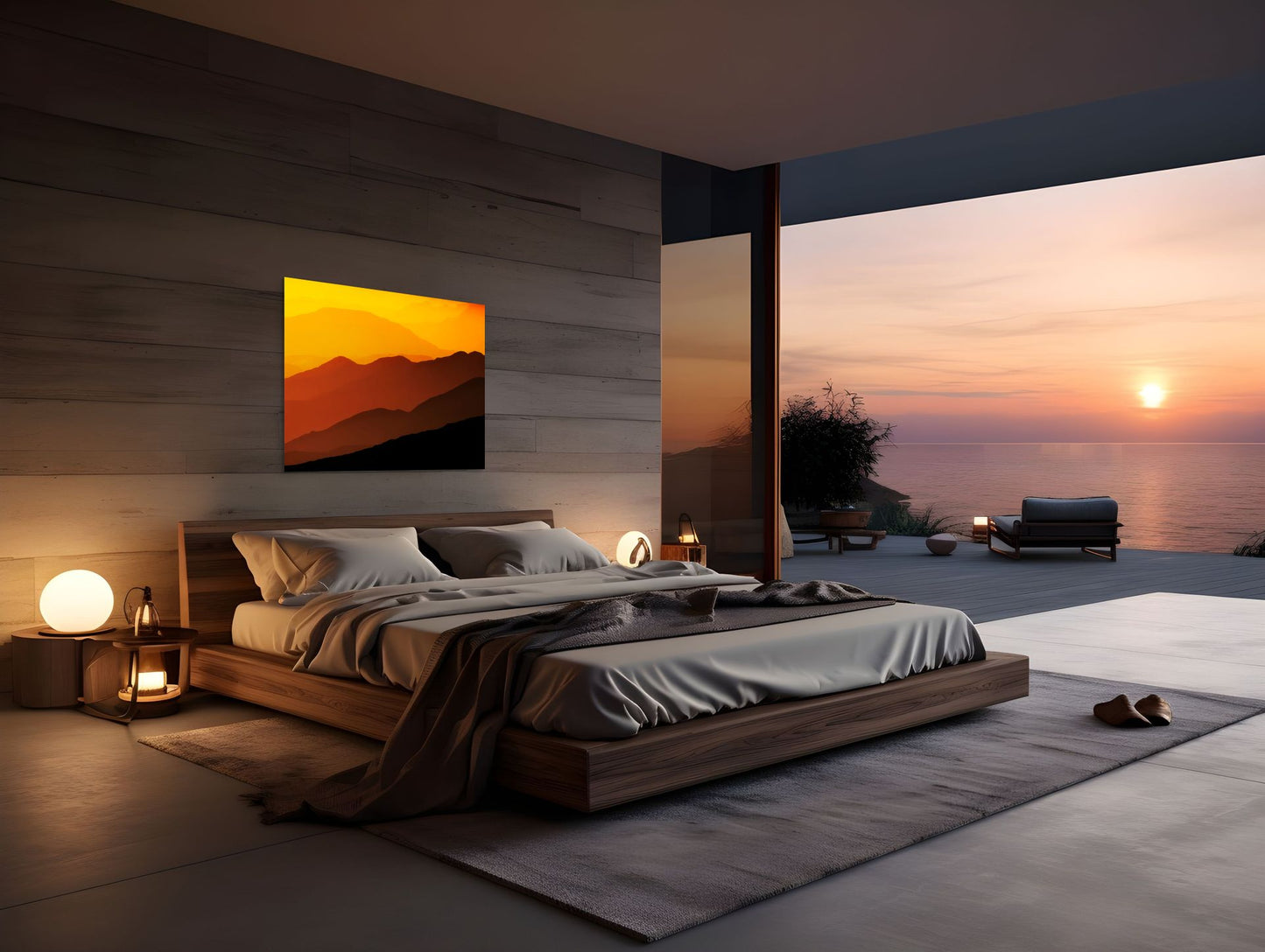 Santa Lucia Range Sunset