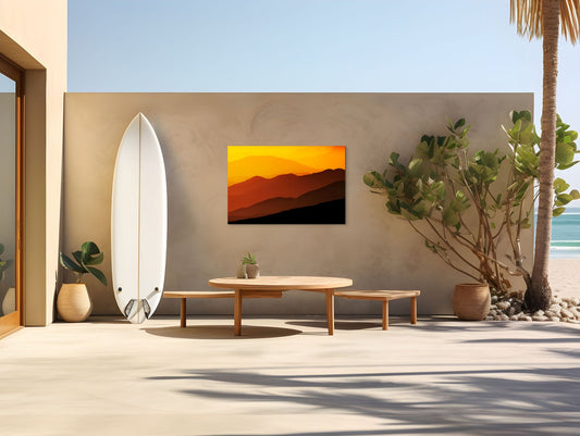 Santa Lucia Range Sunset